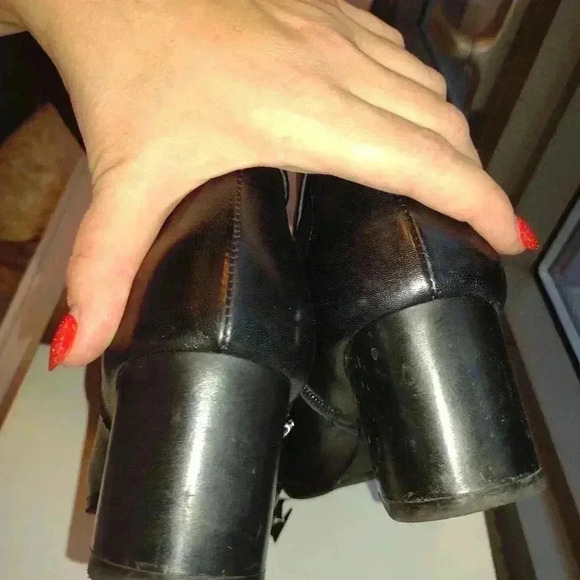 Luca Grossi knee high black boots 40 gently used - Picture 9 of 16